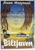 Molti sogni per le strade 1948 movie poster Anna Magnani Massimo Girotti Checco Rissone Mario Camerini Cars and racing