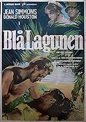 The Blue Lagoon 1949 movie poster Jean Simmons Beach