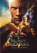 Black Adam 2022 movie poster Dwayne Johnson Aldis Hodge Pierce Brosnan Jaume Collet-Serra Find more: DC Comics
