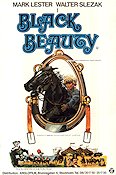 Black Beauty 1971 movie poster Mark Lester Walter Slezak Peter Lee Lawrence James Hill Horses