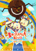 Bukkene Bruse på Badeland 2023 movie poster Trond Fausa Animation Norway