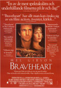 Braveheart 1995 poster Sophie Marceau Mel Gibson