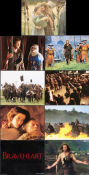 Braveheart 1995 lobby card set Mel Gibson Sophie Marceau