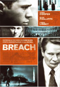 Breach 2007 movie poster Chris Cooper Ryan Phillippe Laura Linney Ryan Phillippe Dennis Haysbert Billy Ray