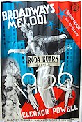 Broadway Melody of 1936 1935 movie poster Eleanor Powell Robert Taylor Musicals
