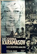 Bröderna Karamasov 1931 movie poster Anna Sten