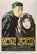 Broken Blossoms 1919 movie poster Lillian Gish D W Griffith Asia