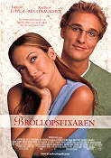 The Wedding Planner 2001 movie poster Matthew McConaughey Jennifer Lopez Adam Shankman Romance