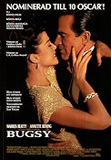 Bugsy 1991 movie poster Warren Beatty Annette Bening Harvey Keitel Ben Kingsley Barry Levinson Mafia