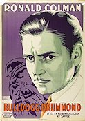 Bulldog Drummond 1929 movie poster Ronald Colman Dogs