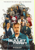 Bullet Train 2022 movie poster Brad Pitt Joey King Aaron Taylor-Johnson David Leitch Trains