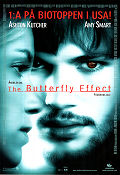 The Butterfly Effect 2004 movie poster Ashton Kutcher Amy Smart Melora Walters Eric Bress