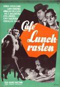 Café Lunchrasten 1954 movie poster Lars Ekborg Doris Svedlund Annalisa Ericson Stig Järrel Nils Hallberg Hampe Faustman Production: Sandrews Food and drink