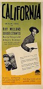 California 1947 poster Ray Milland