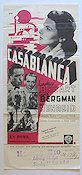 Casablanca 1942 movie poster Ingrid Bergman Humphrey Bogart Paul Henreid Peter Lorre Michael Curtiz Find more: Nazi