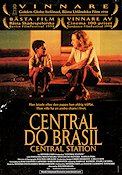 Central do Brasil 1998 movie poster Fernanda Montenegro Vinicius de Oliveira Walter Salles Country: Brazil
