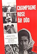 Champagne Rose är död 1970 movie poster Francis Matthews Ton Lutz Victor Four Calvin Floyd