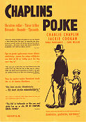 The Kid 1921 poster Jackie Coogan Charlie Chaplin