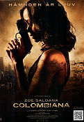 Colombiana 2011 movie poster Zoe Saldana Michael Vartan Olivier Megaton