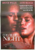 Color of Night 1994 movie poster Bruce Willis Jane March