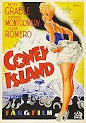 Coney Island 1943 movie poster Betty Grable George Montgomery Cesar Romero Walter Lang