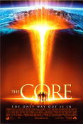The Core 2003 movie poster Aaron Eckhart Hilary Swank Delroy Lindo Jon Amiel