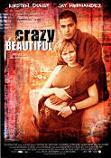 Crazy Beautiful 2001 movie poster Kirsten Dunst Jay Hernandez John Stockwell
