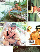 Crocodile Dundee 1986 lobby card set Paul Hogan Linda Kozlowski John Meillon Peter Faiman Country: Australia