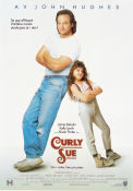 Curly Sue 1991 movie poster James Belushi Kelly Lynch Alisan Porter John Hughes Kids