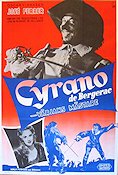 Cyrano de Bergerac 1951 movie poster José Ferrer Mala Powers Adventure and matine