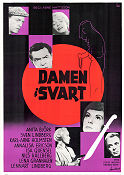 Damen i svart 1958 movie poster Anita Björk Annalisa Ericson Nils Hallberg Arne Mattsson Find more: Hillman Production: Sandrews