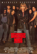 Dangerous Minds 1995 movie poster Michelle Pfeiffer George Dzundza Courtney B Vance John N Smith