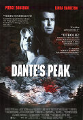 Dante´s Peak 1997 movie poster Pierce Brosnan Linda Hamilton Jamie Renée Smith Roger Donaldson