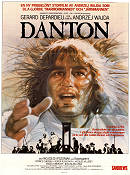 Danton 1983 movie poster Gerard Depardieu Wojciech Pszoniak Anne Alvaro Andrzej Wajda