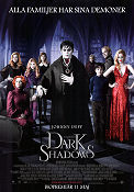 Dark Shadows 2012 movie poster Johnny Depp Michelle Pfeiffer Eva Green Tim Burton