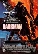 Darkman 1990 movie poster Liam Neeson Frances McDormand Colin Friels Sam Raimi From comics