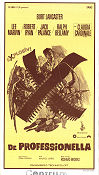 The Professionals 1966 poster Burt Lancaster Richard Brooks