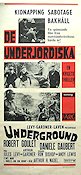 Underground 1970 movie poster Robert Goulet Find more: Nazi