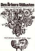 Den ärbara vällusten Historiska museet 1968 poster Yngve Gamlin Poster artwork: Bengt Serenander Find more: Museum Artistic posters Food and drink