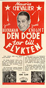Break the News 1938 movie poster Jack Buchanan Maurice Chevalier René Clair
