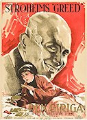 Greed 1927 movie poster Zasu Pitts Erich von Stroheim Money