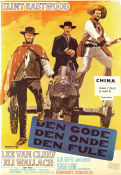 The Good the Bad and the Ugly 1968 poster Clint Eastwood Sergio Leone