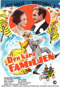 Den kaee familie 1962 movie poster Gunnar Lauring Lise Ringheim Jarl Kulle Erik Balling Denmark