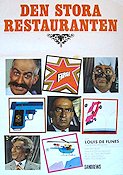Le grand restaurant 1966 movie poster Louis de Funes Bernard Blier Maria-Rosa Rodriguez Jacques Besnard