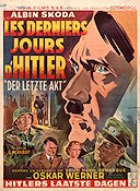 Der letzte Akt 1955 movie poster Oskar Werner GW Pabst Find more: Adolf Hitler Find more: Nazi