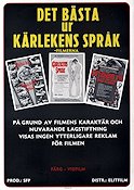 Det bästa ur kärlekens språk 1973 movie poster Inge och Sten Inge Hegeler