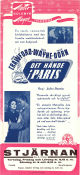 Reunion in France 1942 movie poster Joan Crawford John Wayne Philip Dorn Jules Dassin