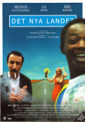 Det nya landet 2000 movie poster Mike Almayehu Michalis Koutsogiannakis Lia Boysen Geir Hansteen Jorgensen Writer: Peter Birro From TV