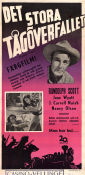 Canadian Pacific 1949 movie poster Randolph Scott Jane Wyatt J Carrol Naish Edwin L Marin