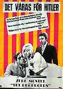 The Producers 1967 movie poster Zero Mostel Gene Wilder Mel Brooks